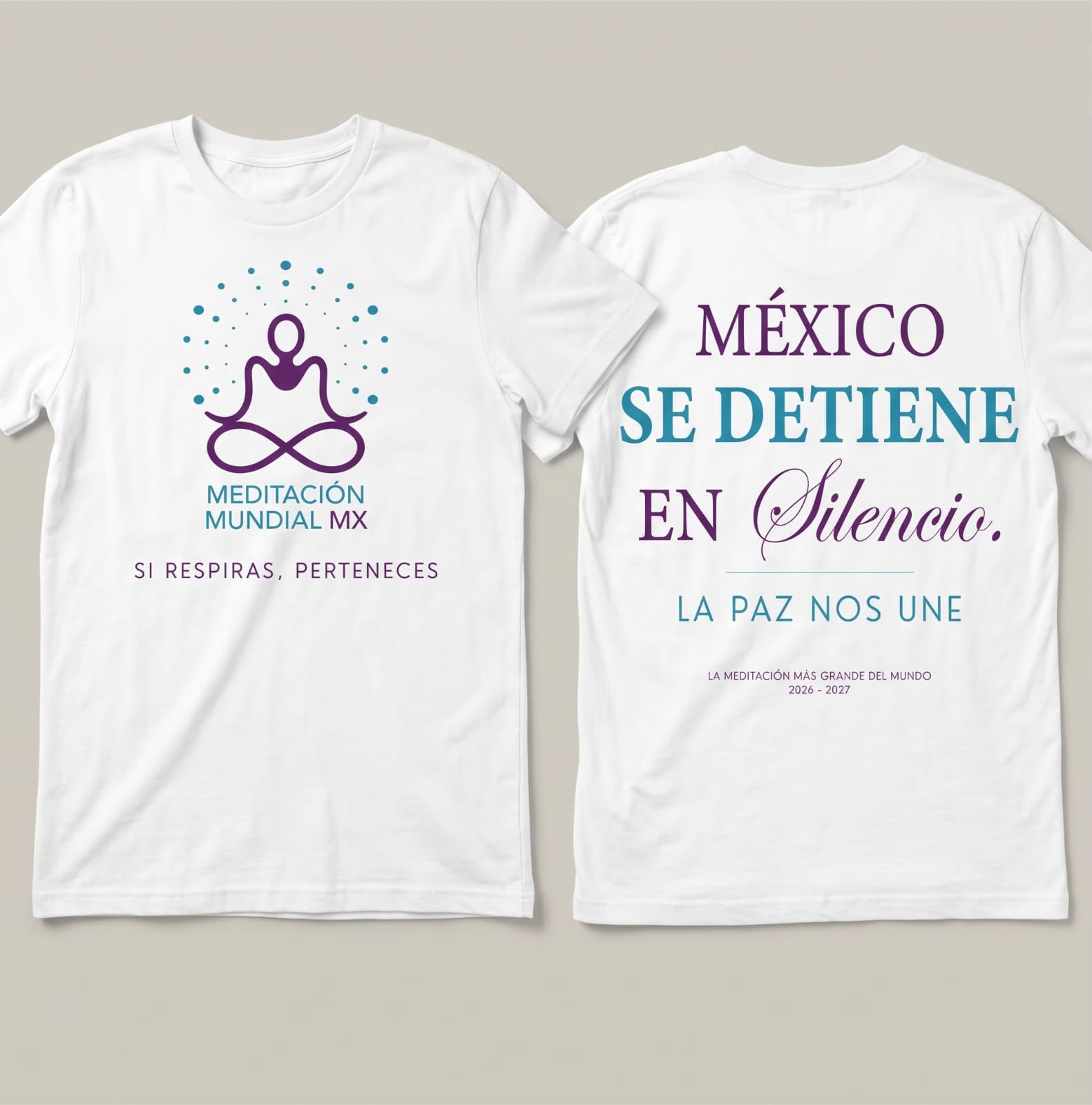 Playera Oficial Meditación Mundial México